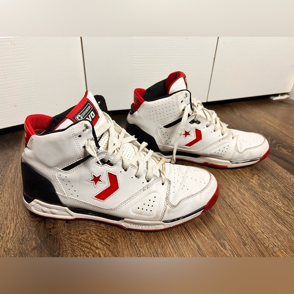 Converse Other - Size 13 - Converse Men’s Drop Step Red White Basketball High Top Shoes